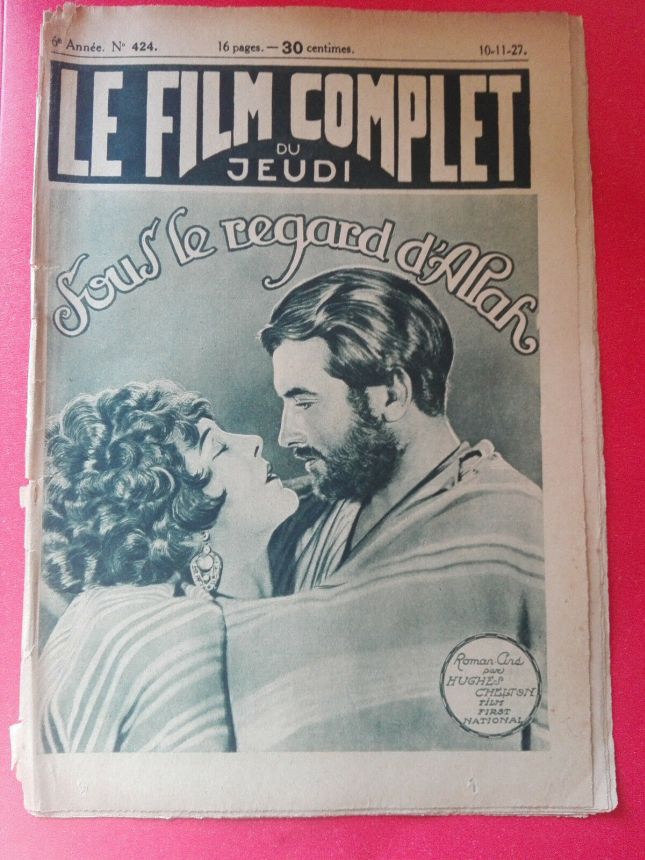 FILM COMPLET | LE magazine cover Issue 424 10 November 1927