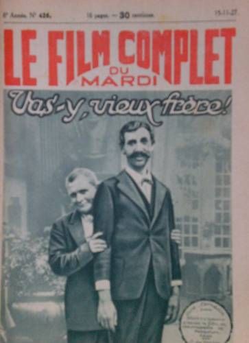 FILM COMPLET | LE magazine cover Issue 426 15 November 1927