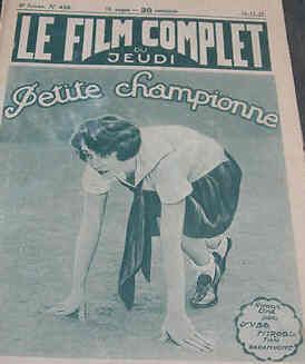 FILM COMPLET | LE magazine cover Issue 439 December 1927