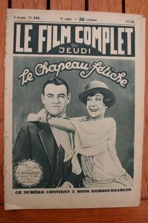 FILM COMPLET | LE magazine cover Issue 526 5 July 1928