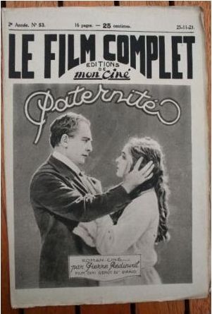 FILM COMPLET | LE magazine cover Issue 53 25 November 1923