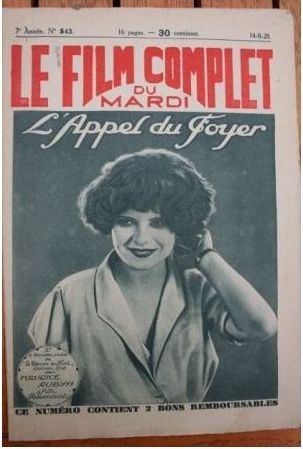 FILM COMPLET | LE magazine cover Issue 543 14 August 1928