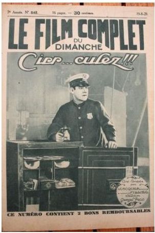 FILM COMPLET | LE magazine cover Issue 545 19 August 1928