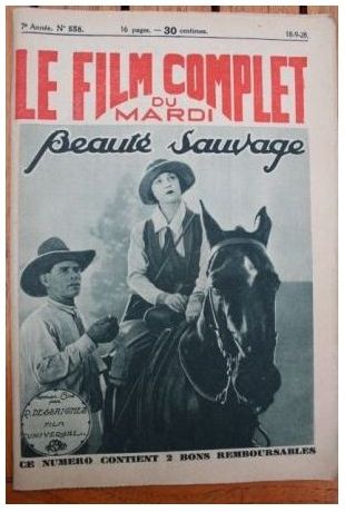 FILM COMPLET | LE magazine cover Issue 558 18 September 1928