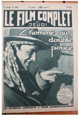 FILM COMPLET | LE magazine cover Issue 562 27 September 1928