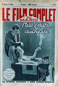 FILM COMPLET | LE magazine cover Issue 603 1 January 1929