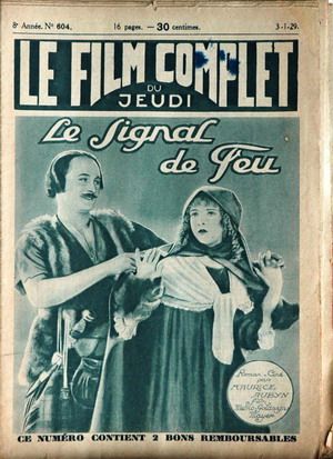 FILM COMPLET | LE magazine cover Issue 604 3 January 1929