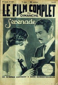 FILM COMPLET | LE magazine cover Issue 647 April 1929