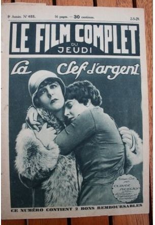 FILM COMPLET | LE magazine cover Issue 655 2 May 1929