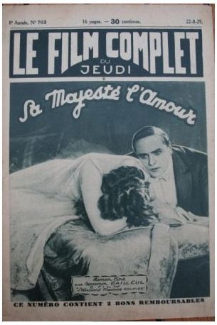 FILM COMPLET | LE magazine cover Issue 703 22 August 1929