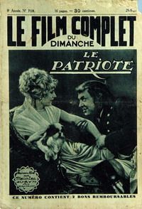 FILM COMPLET | LE magazine cover Issue 719 September 1929