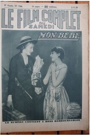 FILM COMPLET | LE magazine cover Issue 736 2 November 1929