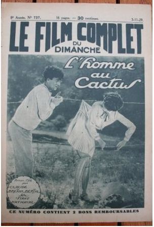 FILM COMPLET | LE magazine cover Issue 737 3 November 1929