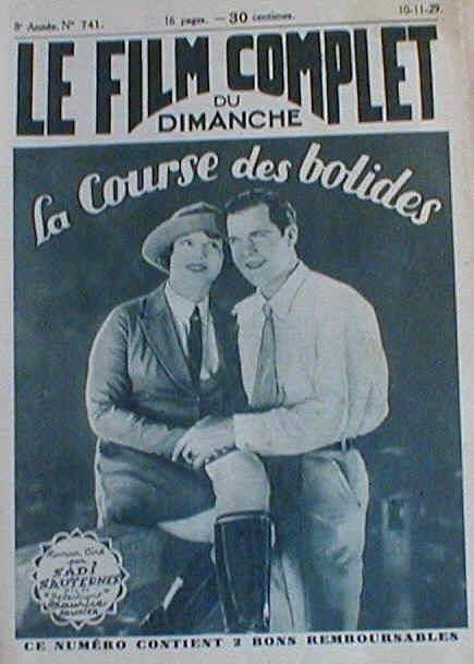 FILM COMPLET | LE magazine cover Issue 741 10 November 1929