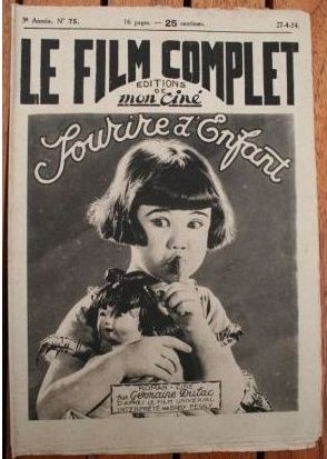 FILM COMPLET | LE magazine cover Issue 75 27 April 1924