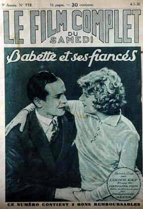FILM COMPLET | LE magazine cover Issue 772 4 January 1930