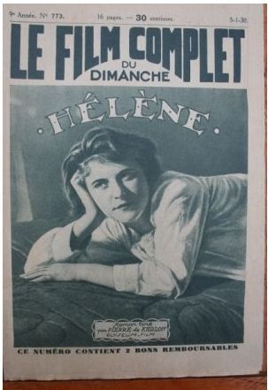 FILM COMPLET | LE magazine cover Issue 773 5 January 1930