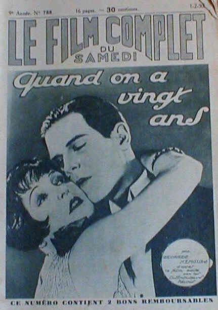 FILM COMPLET | LE magazine cover Issue 788 1 February 1930