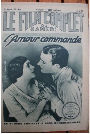 FILM COMPLET | LE magazine cover Issue 800 22 February 1930