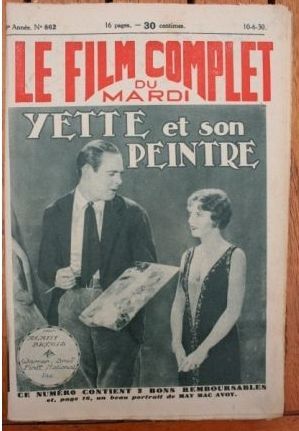 FILM COMPLET | LE magazine cover Issue 862 10 June 1930