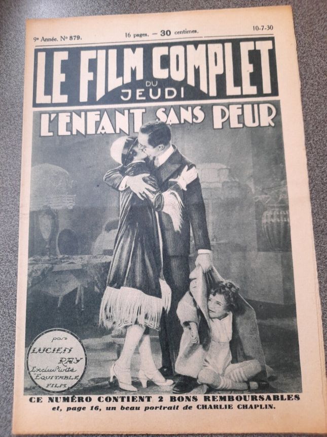FILM COMPLET | LE magazine cover Issue 879  1930