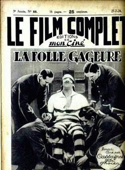 FILM COMPLET | LE magazine cover Issue 88 27 July 1924