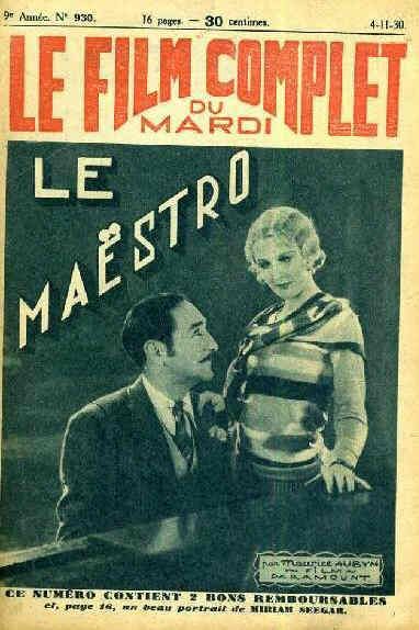 FILM COMPLET | LE magazine cover Issue 930 4 November 1930