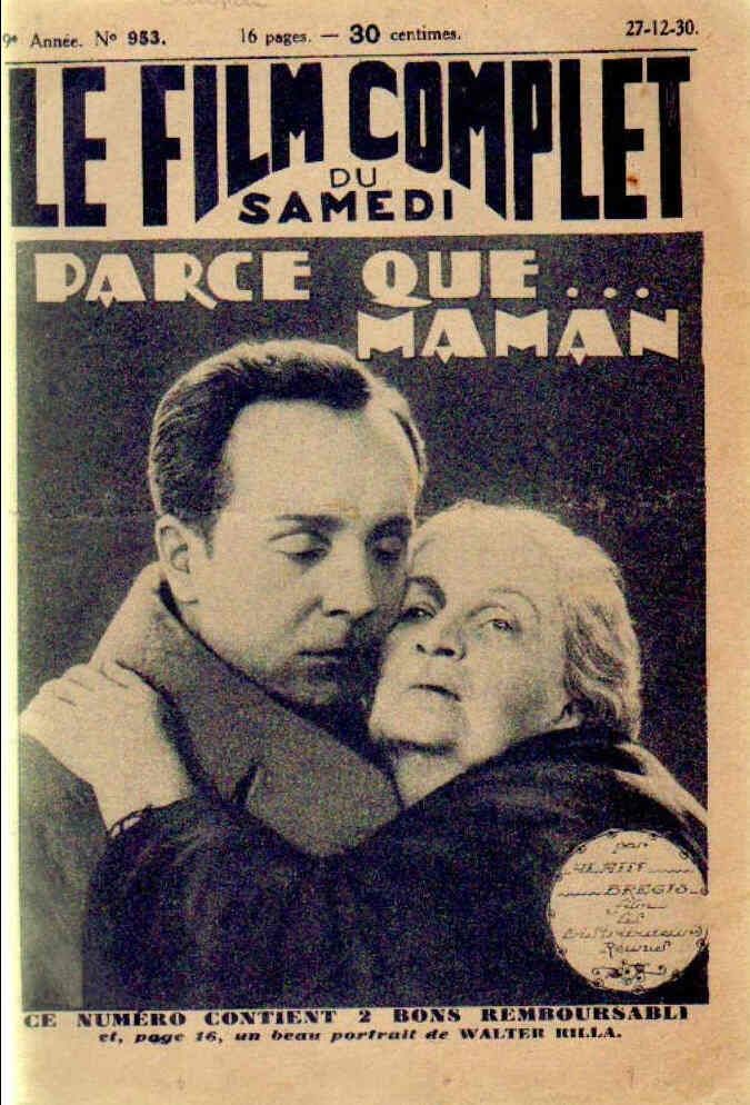 FILM COMPLET | LE magazine cover Issue 953 27 December 1930