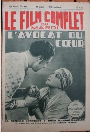 FILM COMPLET | LE magazine cover Issue 963 26 January 1931