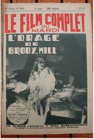 FILM COMPLET | LE magazine cover Issue 975 17 February 1931
