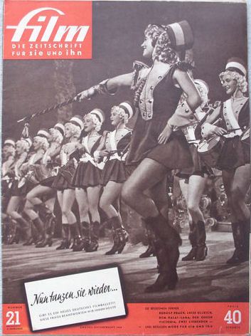 FILM (40s) magazine side cover Issue 21  1950