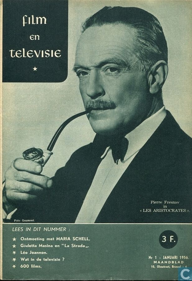 FILM EN TELEVISIE magazine side cover Issue 1 January 1956