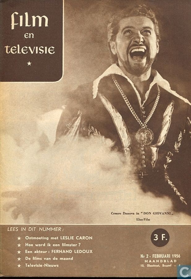 FILM EN TELEVISIE magazine side cover Issue 2 February 1956
