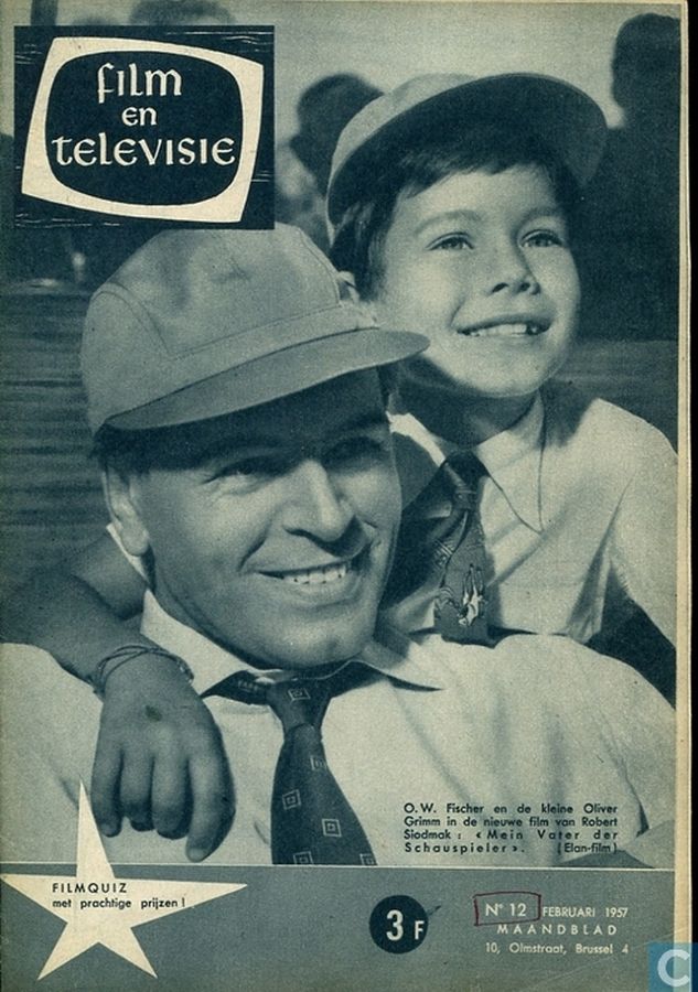 FILM EN TELEVISIE magazine side cover Issue 12 February 1957