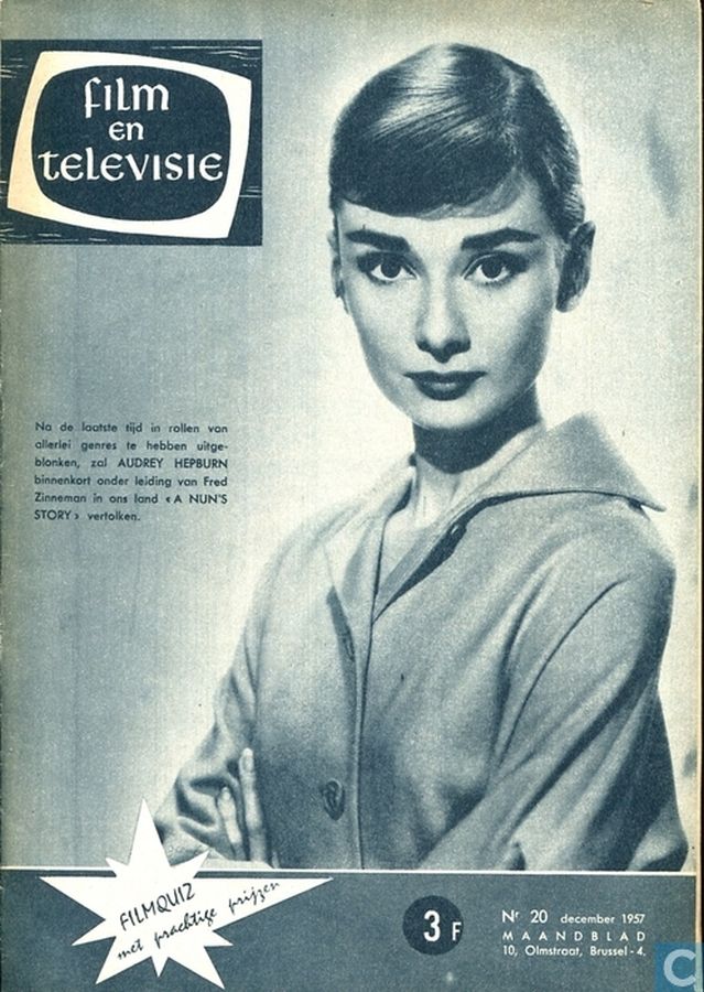 FILM EN TELEVISIE magazine side cover Issue 20 December 1957