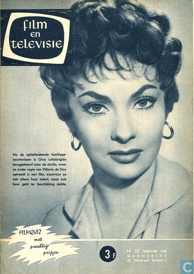 FILM EN TELEVISIE magazine side cover Issue 22 February 1958