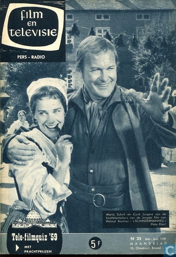 FILM EN TELEVISIE magazine side cover Issue 35 May/June 1959