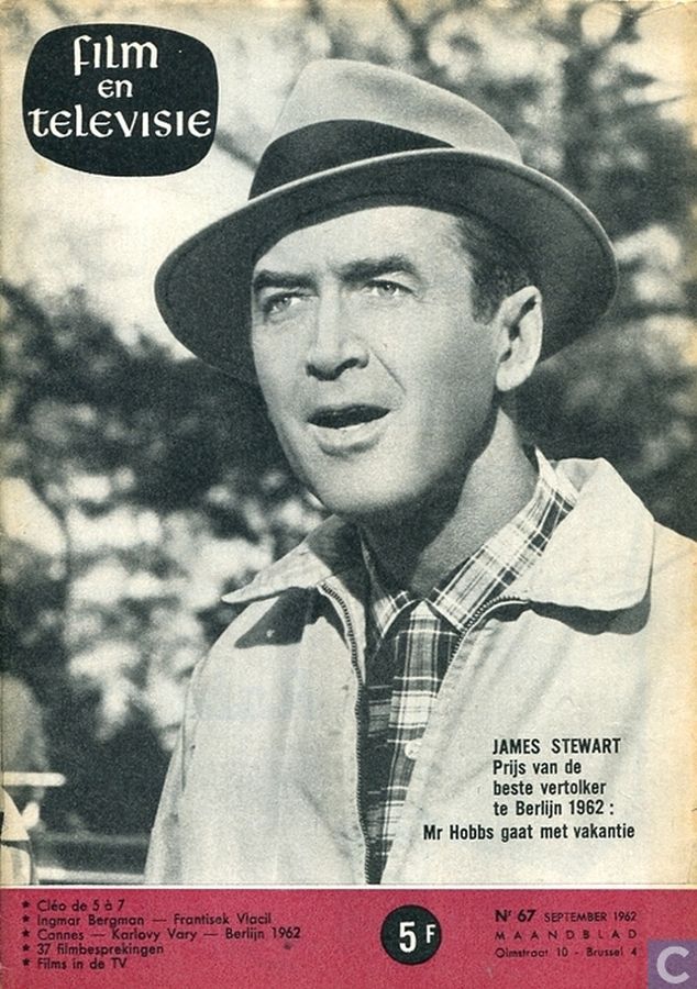 FILM EN TELEVISIE magazine side cover Issue 67 September 1962