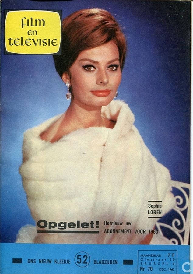 FILM EN TELEVISIE magazine side cover Issue 70 December 1962