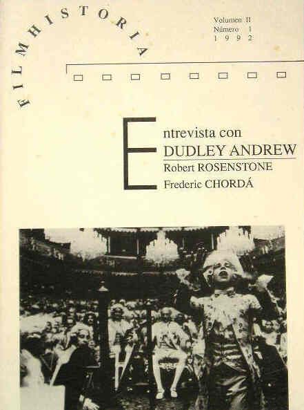 FILM HISTORIA magazine side cover Issue 4 Vol 2 # 1 February 1992