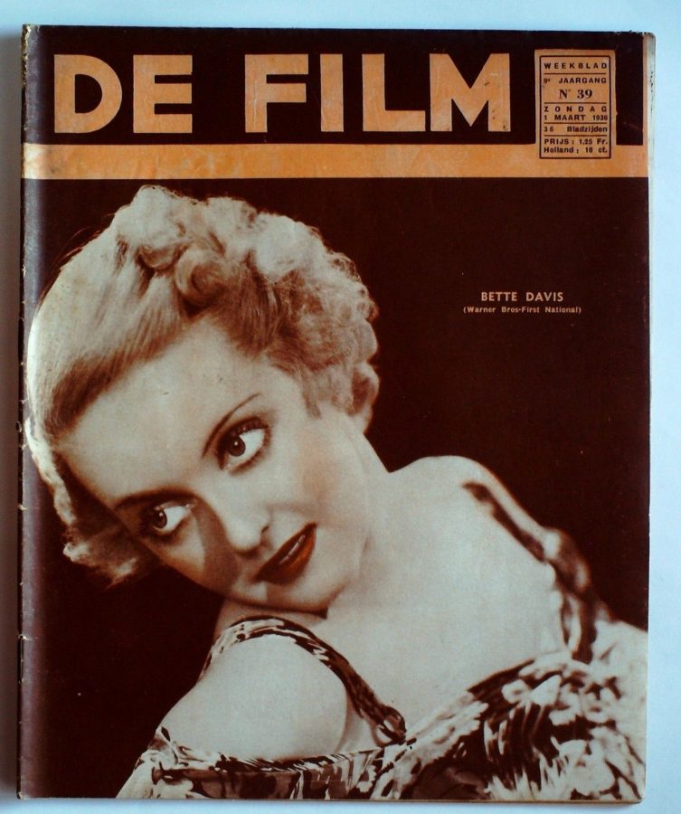 DE FILM magazine side cover 1 March 1936