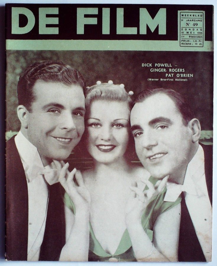 DE FILM magazine side cover 10 May 1936