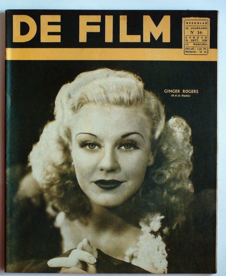 DE FILM magazine side cover 20 September 1936