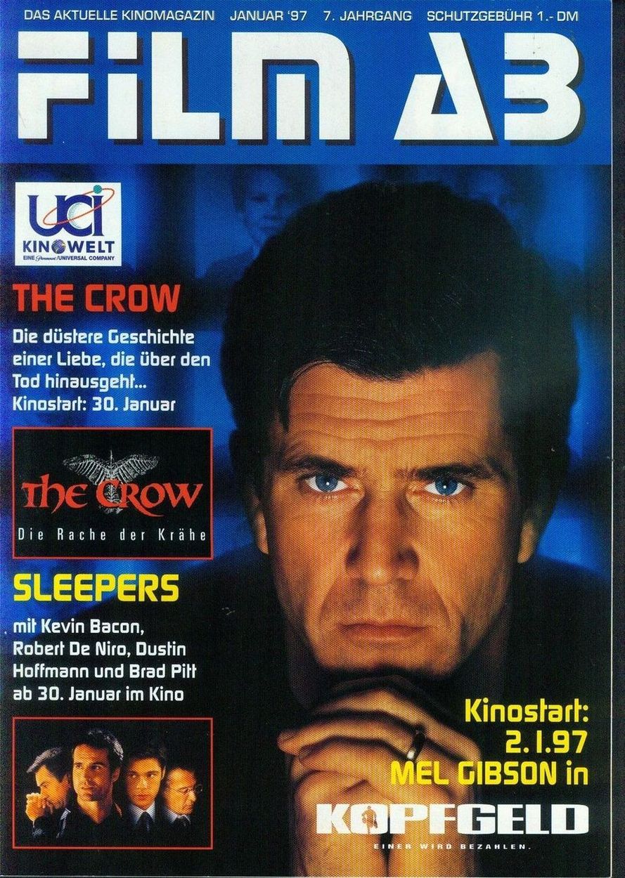 FILM AB magazine side cover January 1997