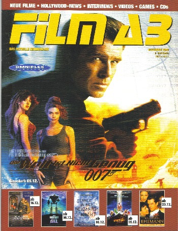 FILM AB magazine side cover November 1999