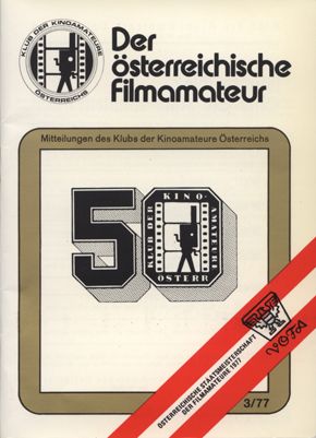 OSTERREICHISCHE FILMAMATEUR magazine side cover Issue 3  1977