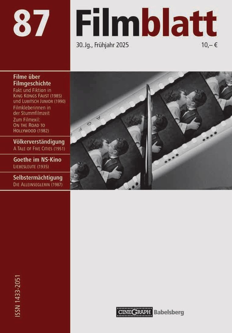 FILMBLATT magazine cover Issue 87 Spring 2025