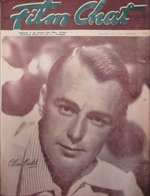 FILM CHAT magazine side cover 7 September 1945