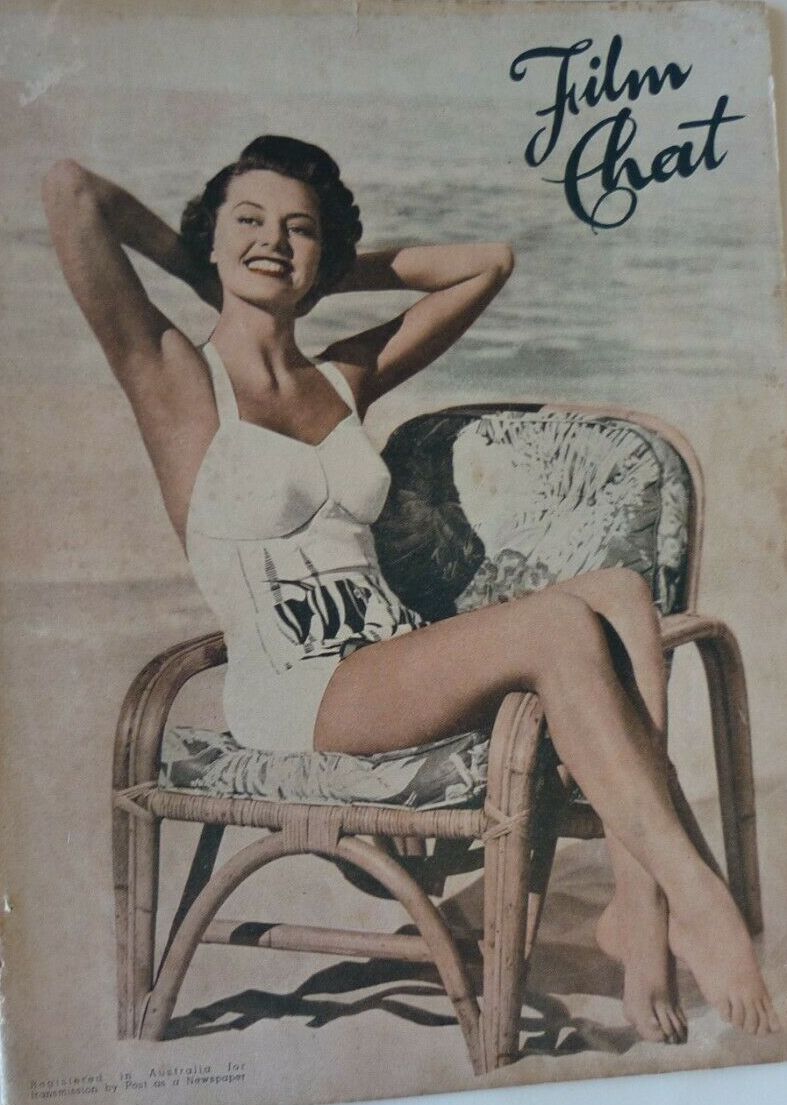 FILM CHAT magazine side cover 15 November 1951