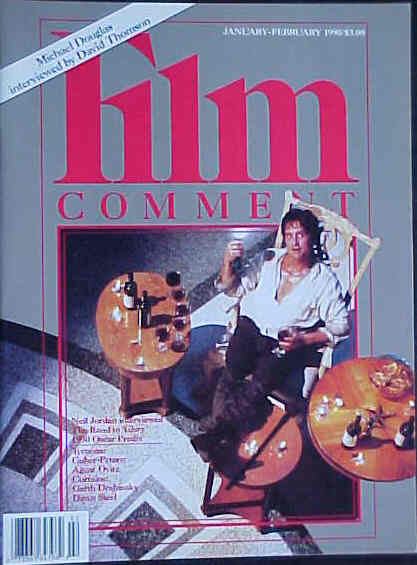 FILM COMMENT magazine side cover Issue 136 January/February 1990